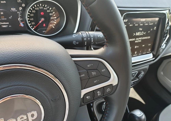 Jeep Compass cena 109900 przebieg: 76827, rok produkcji 2019 z Warszawa małe 352